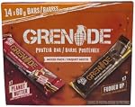 Grenade Protein Bars – Peanut Nutter & Fudged Up Flavours – 14 × 60g