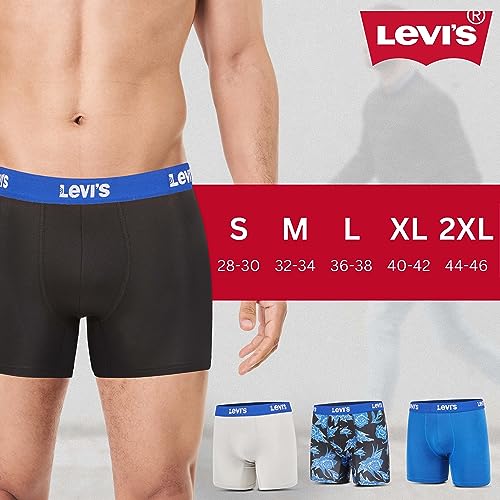Levi's Mens Boxer Briefs Breathable Stretch Underwear 4 Pack