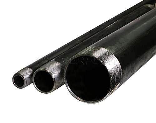 Everflow PCBL3460 Steel Pipe, Pre Cut Pipe 3/4 x 60 Inch Black - Thumbnail 6