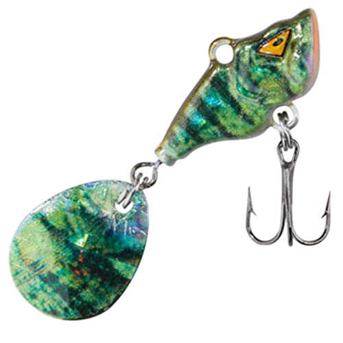Balzer Shirasu Colonel Spin Buddy Evil Eye - Jigspinner, Größe/Gewicht/Farbe:3cm / 12.5g / Barsch UV
