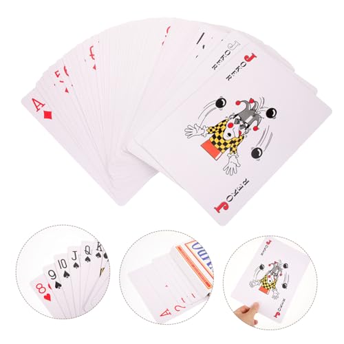 Abaodam 1satz Große Spielkarten Jumbo Pokerkarten Für Unterhaltsame Partys Leicht Und Tragbar Für Erwachsene Und Hochwertiges Für Langanhaltenden Spaß – Bild 6