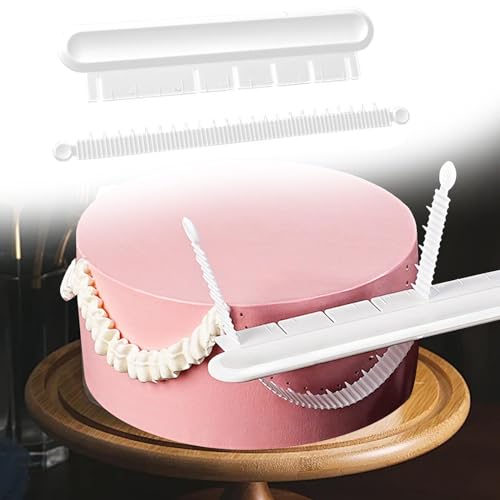 Regla multiusos para tartas con bordes firmes para repostería casera 8