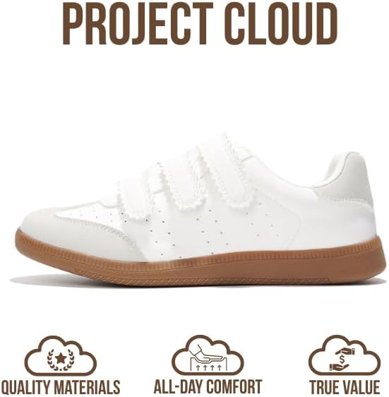 Project Cloud Sneakers for Women – Stylish & Comfortable Women's Fashion Sneakers with Memory Foam Insole – Non Slip & Lightweight Womens Shoes – Fashion Shoes for Women (Ysabelle) - Image 4