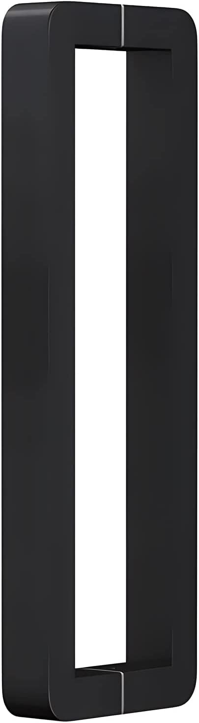 CWCQGH Sliding Door Handle Stainless Steel Tube Door Handle, Sliding Push-Pull Rod Handle, Suitable for Office,Black-92.5cm/36.4in