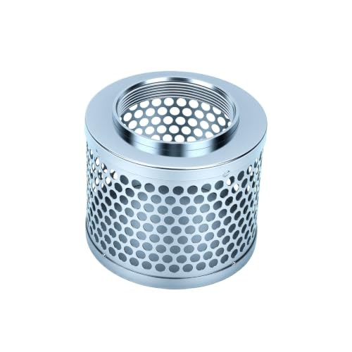 Filtro de succión de acero galvanizado de 4 pulgadas para bombas de agua duraderas