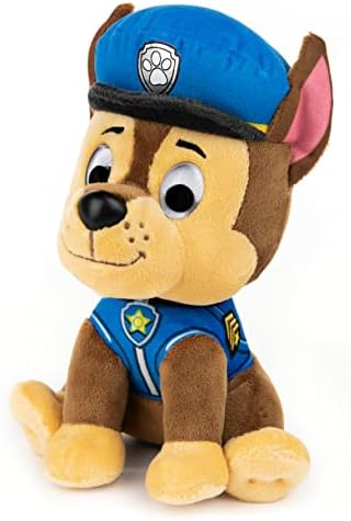 Paw Patrol GUND Official Soft Dog Themed Cuddly Plush Toy Chase 6-Inch Soft Play Toy For Boys and Girls Aged 12 Months and Above