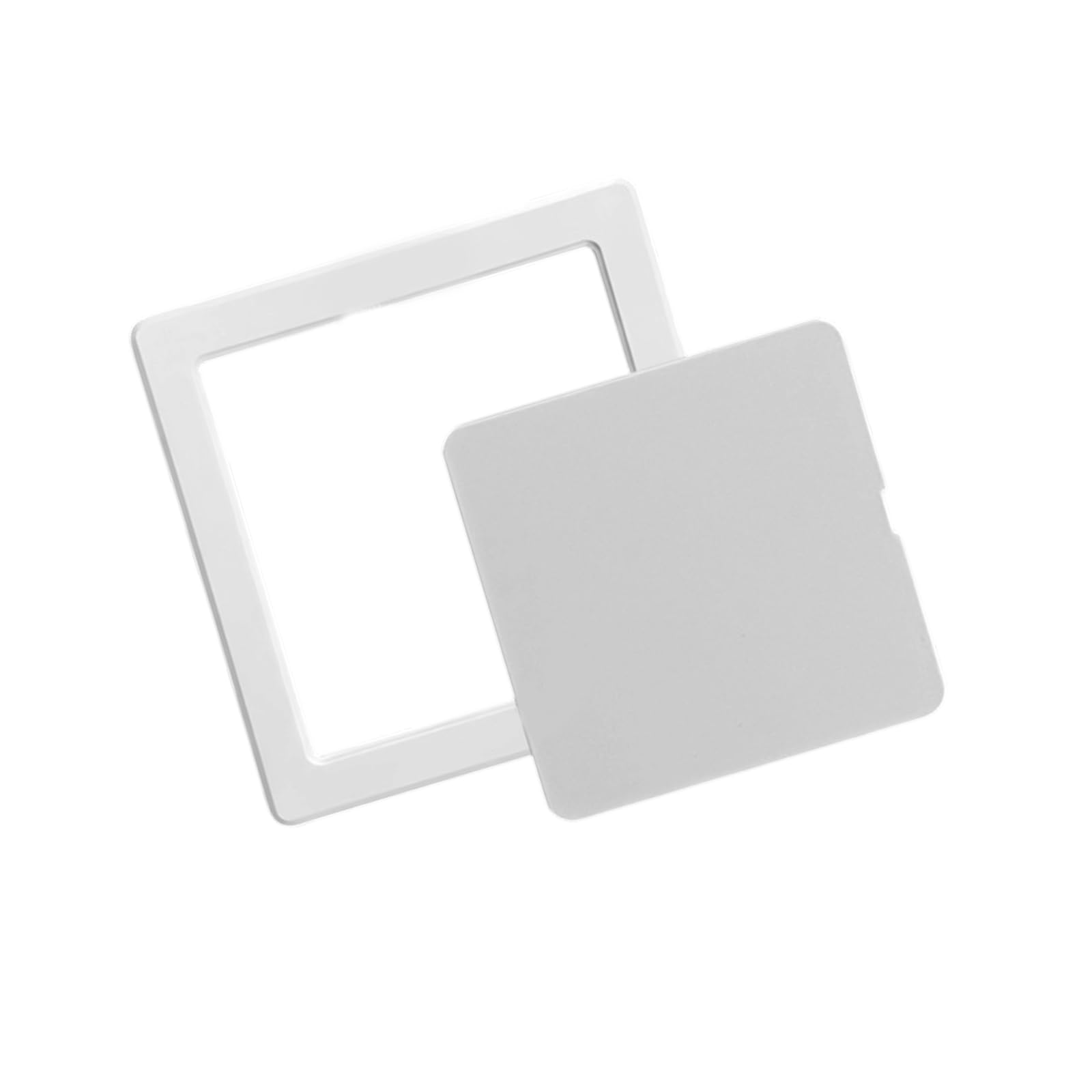 Adhesive Inspection Hole Cover Removable Hinged Access Hatches Door for Ceiling Wall Ventilation Openings Access Door Wall Ceiling White Hatches Cover