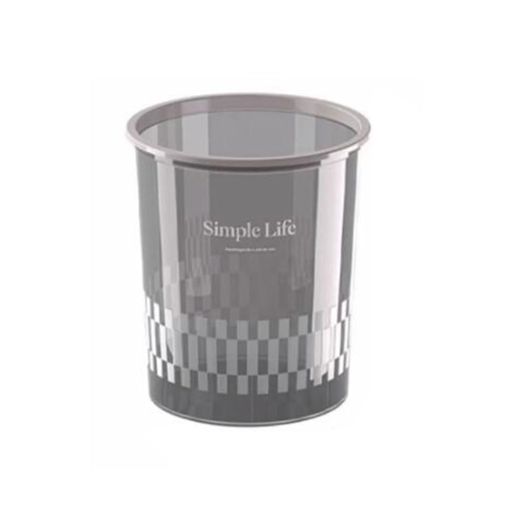 Poubelle de cuisine grande capacité avec anneau de pression plastique rigide