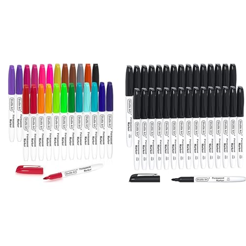 Marqueur indélébile multicolore permanent pour écriture sur plastique