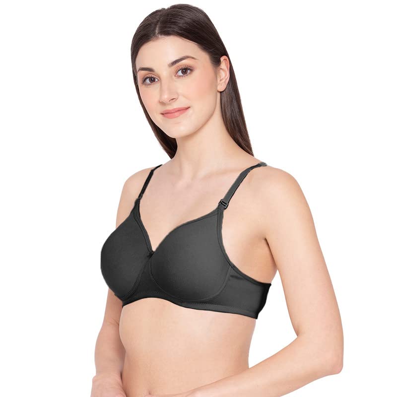 Image of Groversons Paris Beauty Women's Padded, Non-Wired, Seamless T-Shirt Bra (BR190)