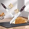 MOSFiATA Kitchen Knife Set-5Pcs, Professional Kitchen Chef’s Knives with Ultra Sharp Stainless Steel Blades, Bread Knife Cooking Knives Sets (silver)