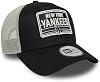 New Era Gorra Trucker con Parche MLB para Hombre Negro, Talla Única 6