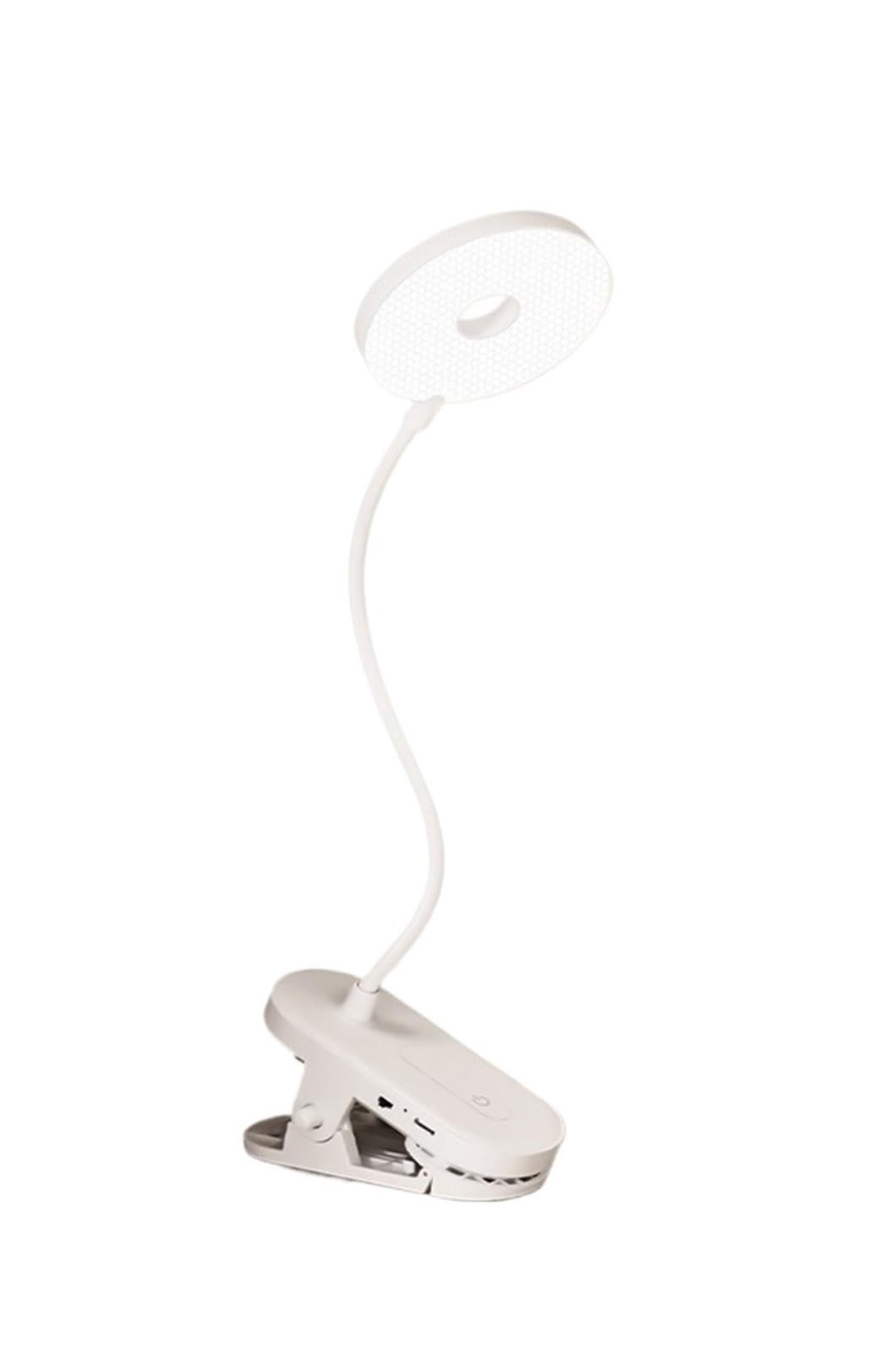 CKAFZMYJQBT Clip-On Desk Lamp Portable LED Desk Lamp Desktop Book Lamp Timed Stepless Dimming 1200 Mah Eye Protection Reading Study Lamp