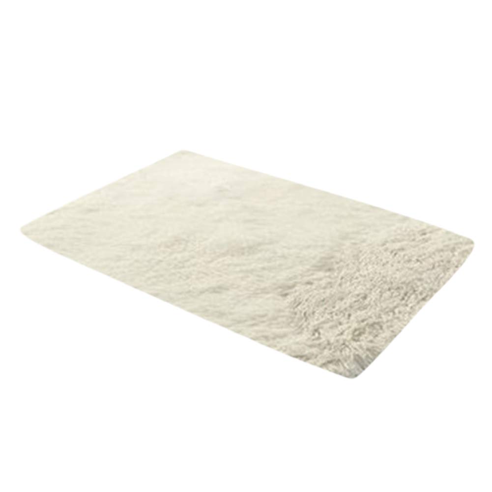 zhenleisier Floor Mat Solid Color Floor Mat Sofa Cushion Living Room Bedroom Carpet Home Living Room Kitchen Bathroom