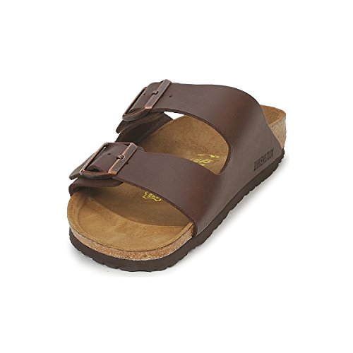 Birkenstock Unisex Sandals, Dunkelbraun, 12.5 Narrow US Men4