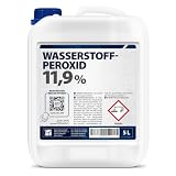 Wasserstoffperoxid 11,9% H2O2 5 l, unsta...