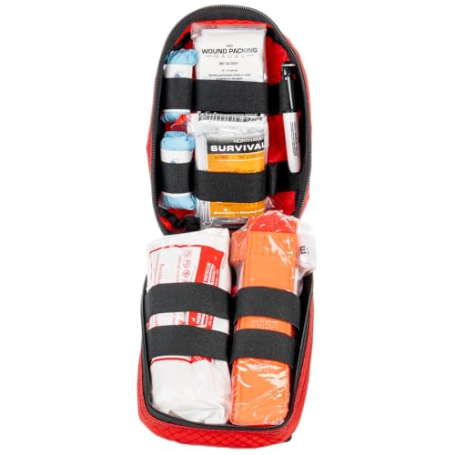 North American Rescue Public Access Individual Bleeding Control Kit (Basic) NAR Compact Blood Control Bag with C-A-T Tourniquet ETD Gauze Survival Blanket (80-0452)