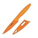 ZYLISS Paring Knife with Sheath Cover, 3.5-Inch Non-Stick Stainless Steel Blade, Orange