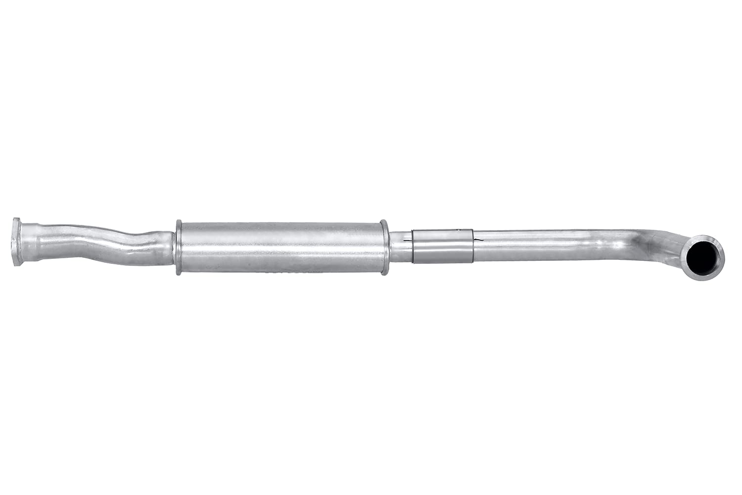 HELLA 8LC 366 025-621 Tłumik środkowy - Easy2Fit® Kit - w środku - dwuczęściowy - Komplet z elementami do montażu