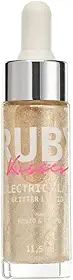 Glitter Liquido Electric Glaze Rosto e Corpo Maquiagem RK Ruby Kisses Cores 11,5ml - CHAMPAGNE