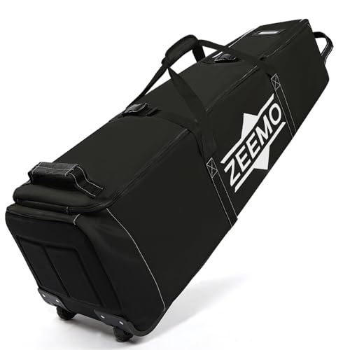 Zeemo Full-Open Protective &Amp; Wheeled Soft-Sided Waterproof Golf Travel Case Large