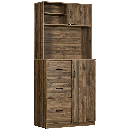 VERSATILE: Perfetto da usare non solo come credenza ma anche come dispensa per la cucina, in ufficio nella sala relax e nello studio per tenere in ordine i documenti.