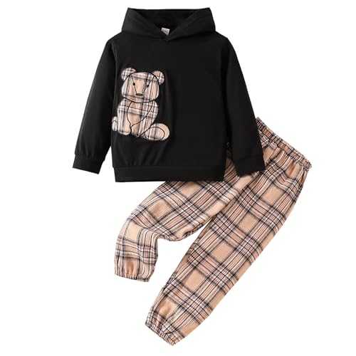 Image of Boys 2 Piece Outfits Long Sleeve Hooded Sweatshirt Top Camouflage Sweatpants Fall Winter Clothing Set 5-10T