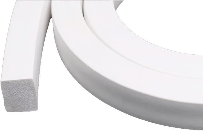 Foam Tape, SSelf Adhesive Silicone Foam Insulation Tape Seal Strip for Doors Windows Multiple Sizes(10x20mm)