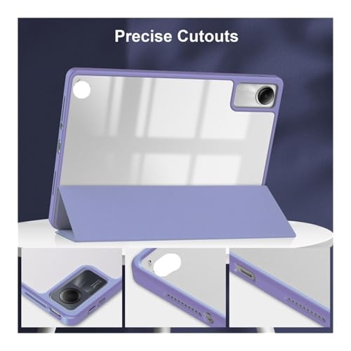 Smart case Xiaomi Pad 6 violette tri-pliante pour éviter les rayures - 3
