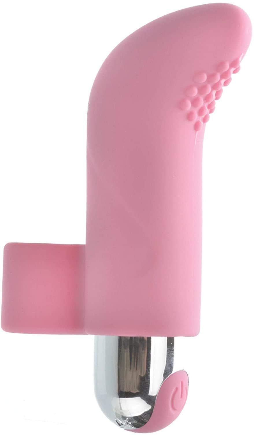 Adam and Eve 10 Function Silicone Rechargeable Finger Vibrator 10 Speed Adjustable Stimulator Insertable Bullet Sex Toy for