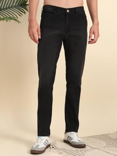 Image of Vogaan Regular Fit Stretchable Jeans for Men | Men's Stylish Denim Cotton Pants