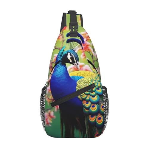 Bolso tipo sling negro para mujer y hombre miniatura 1