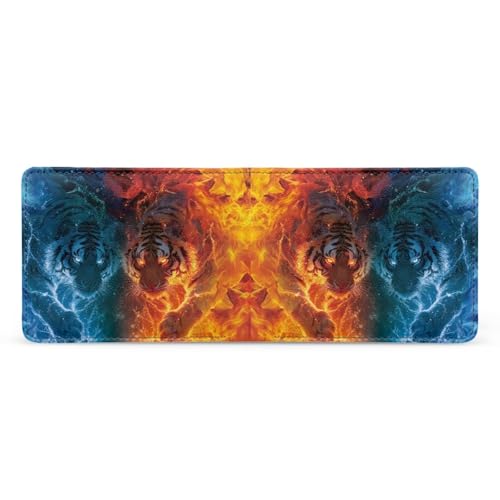 Image of Coldinair Tiger Lightenting Boys Wallet for Kids,Novelty Bifold Wallet,Leather Wallets,Slim Wallets Credit Card Cash Id Holder Cion Purse for Teens Kids,Men,Waterproof