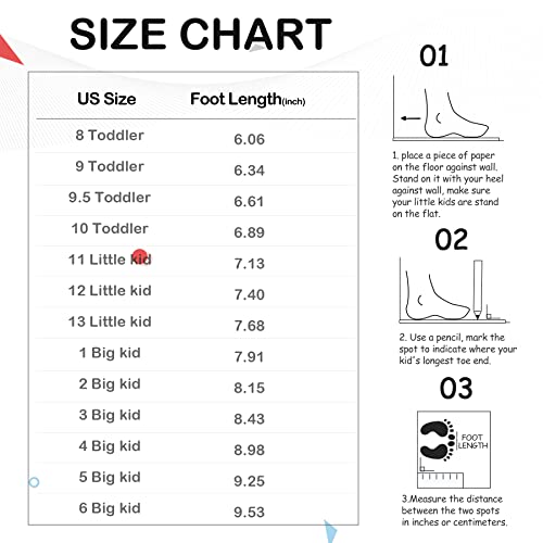 Runside Boys Girls Tennis Shoes Kids Lightweight Breathable Sneakers Lace-Up Running Athletic Shoes For Toddler/Little Kid/Big Kid White #TOP4