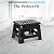 Handy Laundry - Folding Step Stool is Sturdy Enough to Support Adults and Safe Enough for Kids. Opens Easy with One Flip. Great for Kitchen, Bathroom or Bedroom. (Black)
