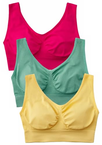 Image of Hiking Gril Women's Comfort Wirefree Bralette Unpadded Sleep Yoga Bra