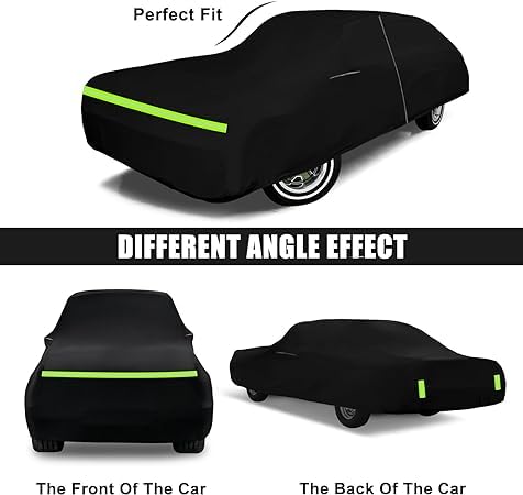 Waterproof Car Cover Compatible with 1978-1997 Oldsmobile Cutlass Supreme Sedan Coupe Accessories 210T All Weather Car Covers with — view 4