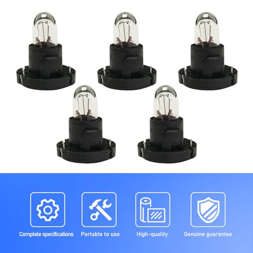5 lámparas LED para tablero T4 14V 1.12W, base 10 mm miniatura 5