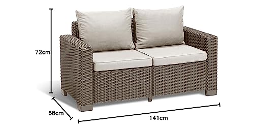 Keter California Divano da Giardino 2 Posti