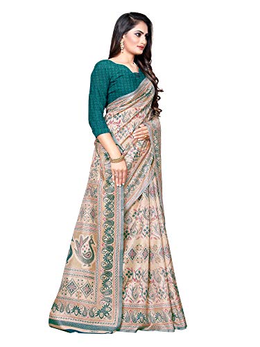 Image of AKHILAM Women's Cotton silk Woven Design Saree With Unstitched Blouse Piece(COTFLW09 Parent)