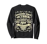 Photo Gallery awesome since october 2017 year of birth birthday vintage felpa Photo Gallery awesome since october 2017 year of birth birthday vintage felpa