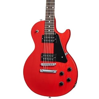Gibson Les Paul Modern Lite Cardinal Red Satin – Guitare Électrique à Coupe Simple - Les Beatles, Paul McCartney, John Lennon, RIngo Starr, George Harrison Gibson Les Paul Modern Lite Cardinal Red Satin - Guitare Électrique à Coupe Simple – Image 5