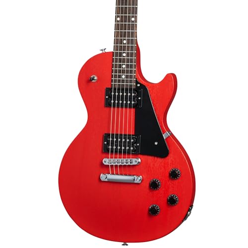 Gibson Les Paul Modern Lite Cardinal Red Satin – Guitare Électrique à Coupe Simple - Les Beatles, Paul McCartney, John Lennon, RIngo Starr, George Harrison Gibson Les Paul Modern Lite Cardinal Red Satin - Guitare Électrique à Coupe Simple – Image 6