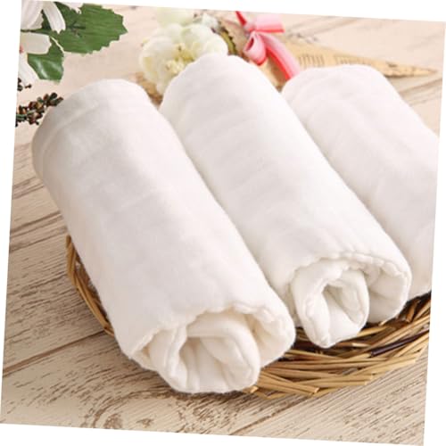 6pcs Cotton Muslin Burp Cloths for Soft Absorbent Wash Cloths Reusable Diapers for Newborn Boys Versatile Use as Washcloths Pee Pads4
