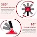 14 Pcs Walls Paint Edger Tool Professional Paint Edger Kit 4 Shape Trim Pads (7