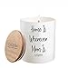 LaLeena - Presents for Mom - Scented Candle - Luxury Candles for Home Scented - Birthday Presents for Mom (Large 14 oz) (Mom Home White Candle, Ocean Breeze)