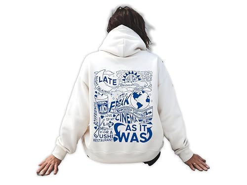 Blue Track List Home Harry's Harry House Styles One 1D Direction Hooded Jumper Sweatshirt Strings Harajuku Y2K Unisex Oversized Hoodie XS S M L XL XXL 3XL 6-24 Adult Pullover Sweatshirt Men Women