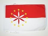 AZ FLAG Flagge ARPITANISCHE 45x30cm mit Kordel - FRANKOPROVENZALISCHE Fahne 30 x 45 cm - flaggen Top Qualität