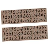 Hemobllo 6 hojas Pegatinas Adhesivas para Tambor de Lenguetas Notas para Práctica Rápida Pequeñas y Portátiles Sin Residuos para Principiantes Instrumento de Percusión