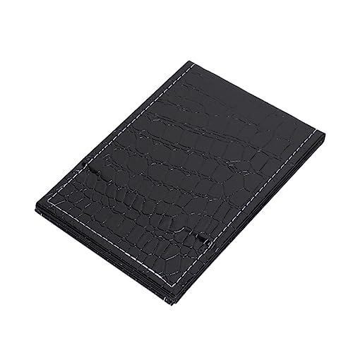 GALPADA Espejo Maquillaje Portátil Piel PU con Luz Relleno